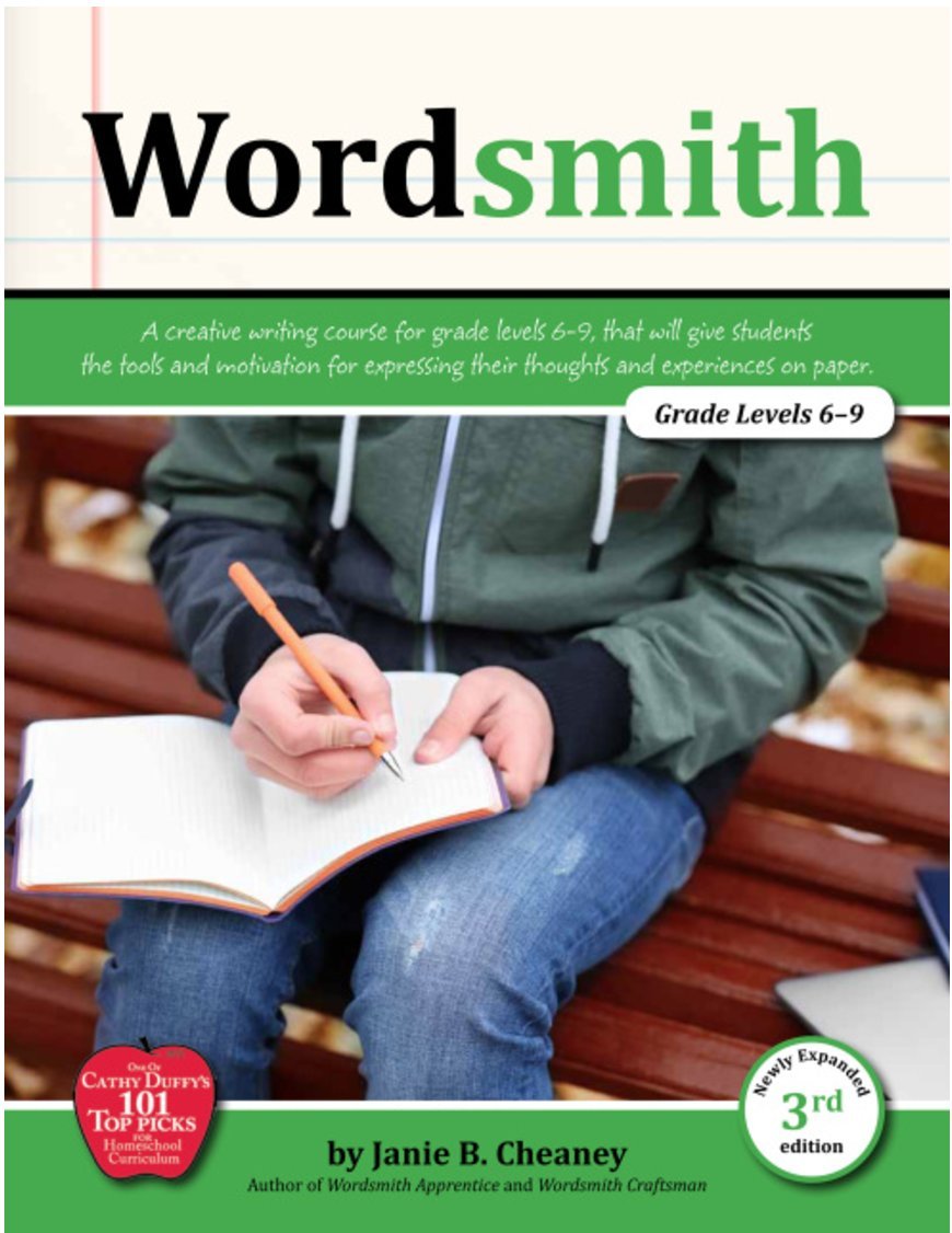 Wordsmith Student Book (3rd Edition) - 6th-9th Grade Skills, Writing Textbook The Happy Book Stack