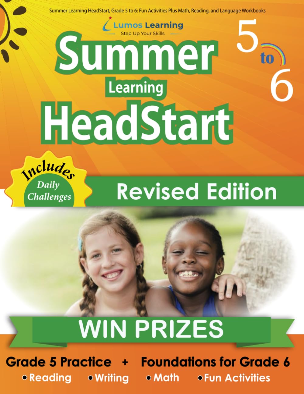 Summer Learning HeadStart, Grade 5 to 6: Fun Activities Plus Math, Reading, and Language Workbooks: Bridge to Success with Common Core Aligned ... (Summer Learning HeadStart by Lumos Learning) The Happy Book Stack
