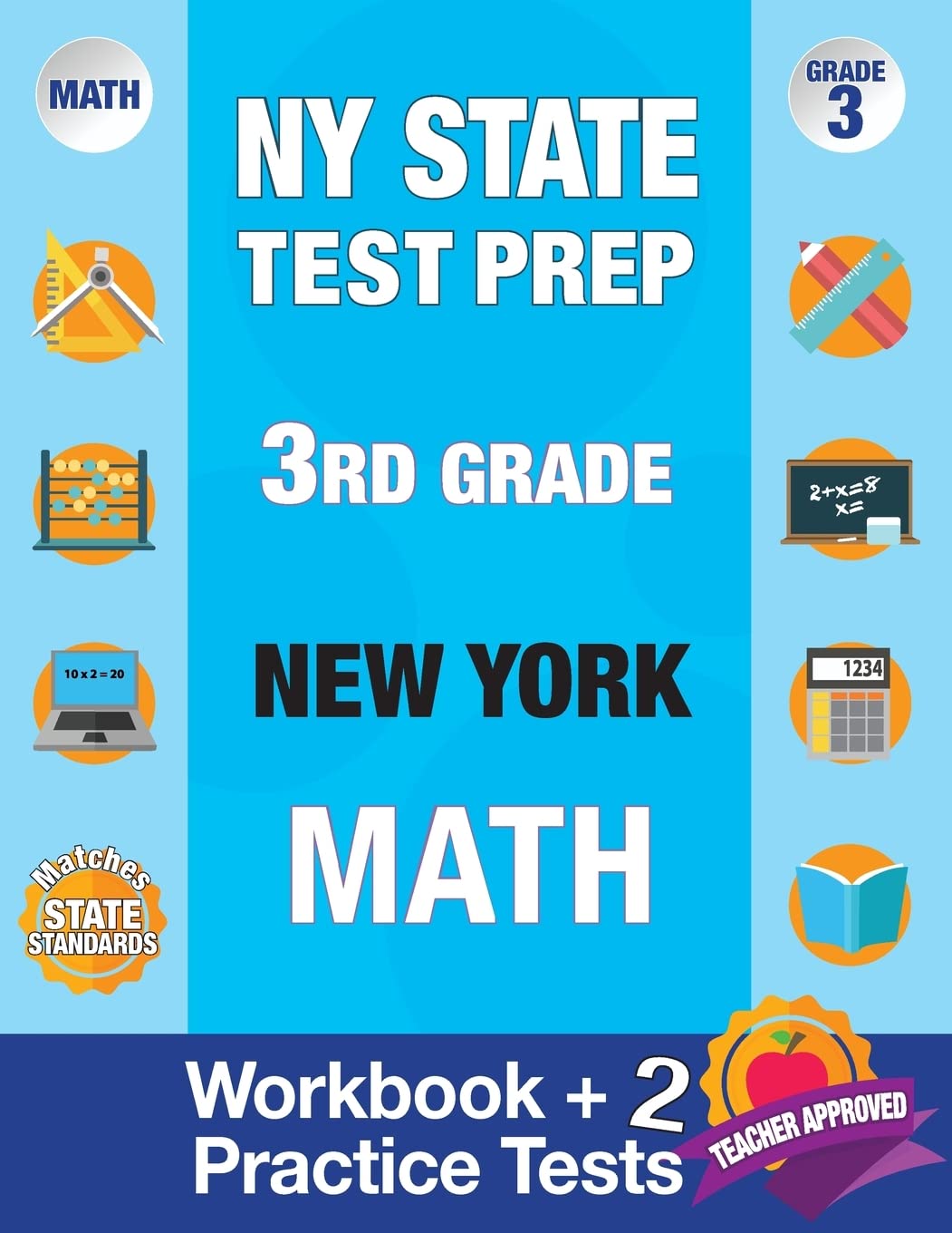 NY State Test Prep 3rd Grade New York Math: New York 3rd Grade Math Test Prep, 3rd Grade Math Test Prep New York, Math Test Prep New York, Math Test ... State Test New York, CCLS Common Core Grade 3 - 5911