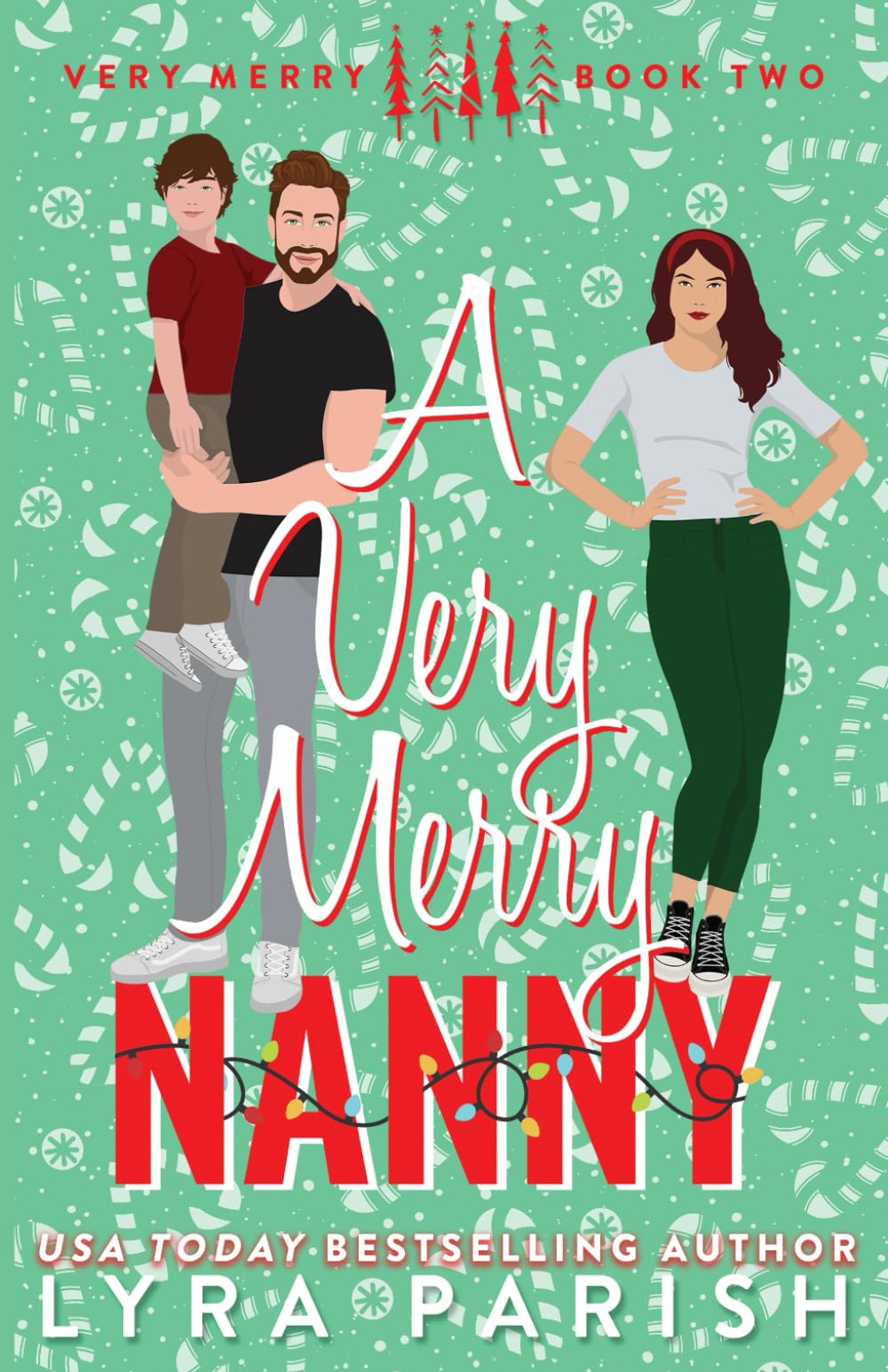 A Very Merry Nanny: A Single Dad, Age Gap, Small Town Romance The Happy Book Stack