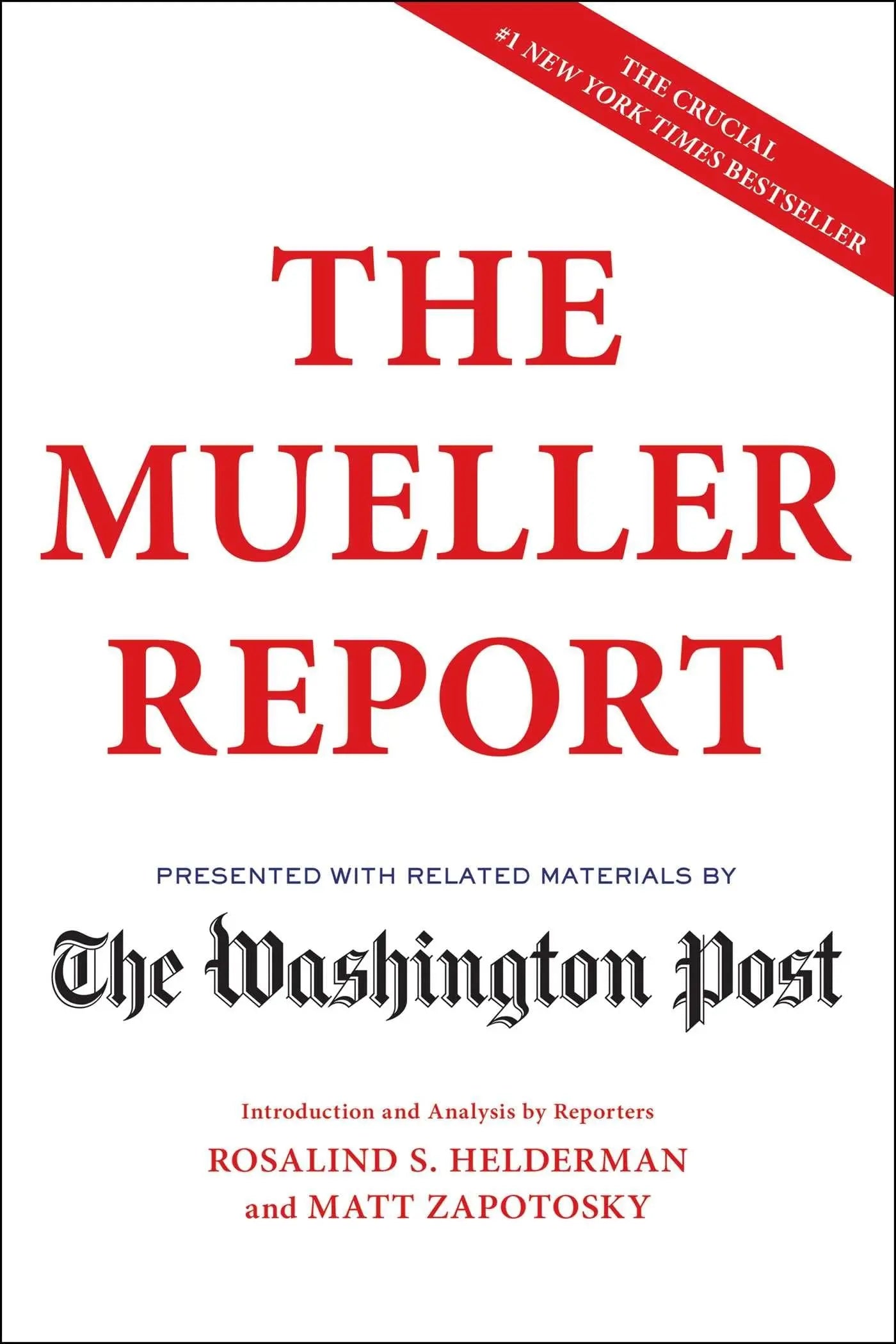The Mueller Report The Happy Book Stack