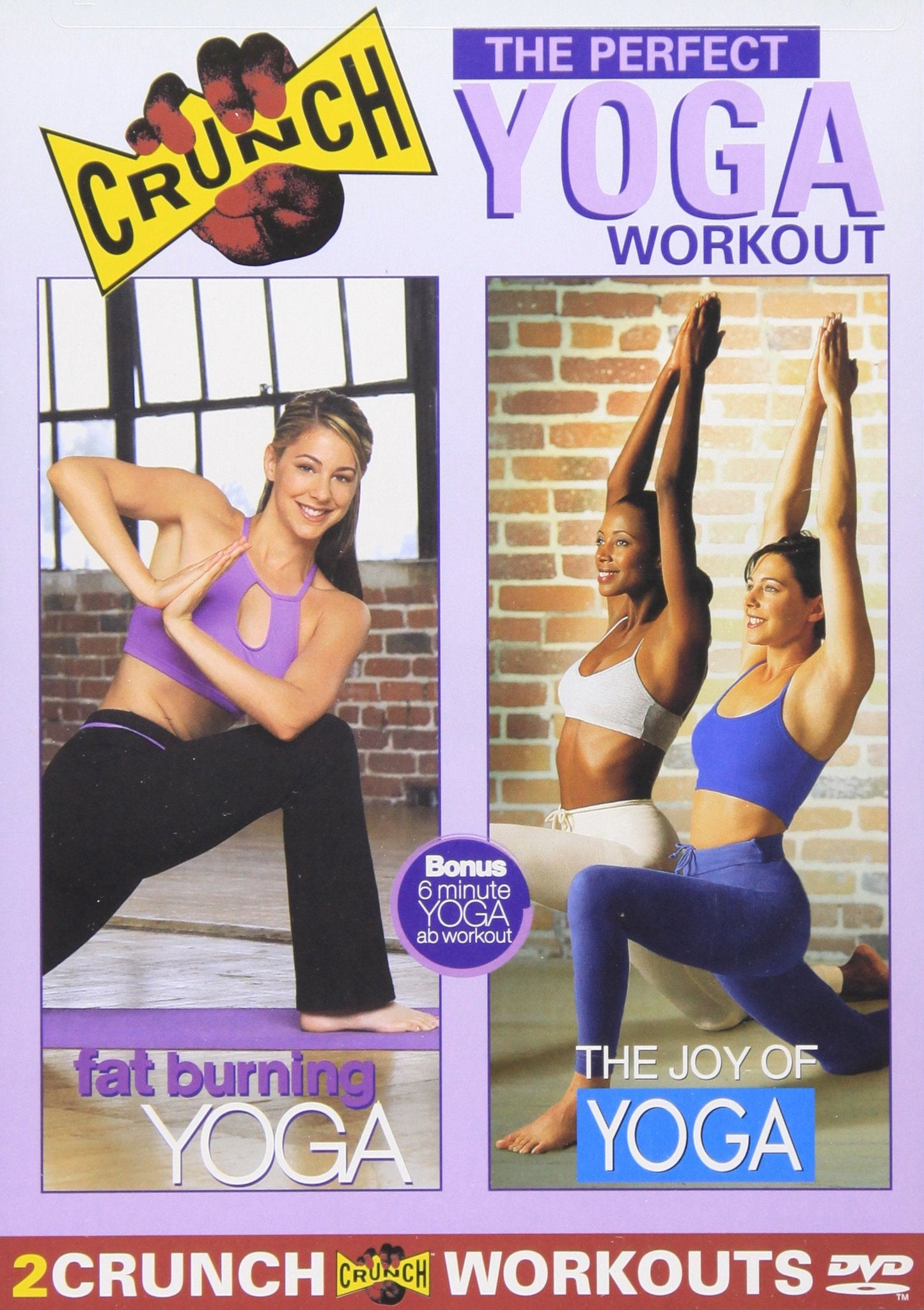 Crunch - The Perfect Yoga Workout: The Joy of Yoga & Fat-Burning Yoga The Happy Book Stack