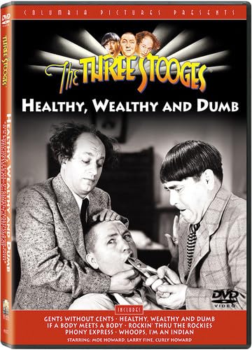 Three Stooges - Healthy Wealthy & Dumb The Happy Book Stack
