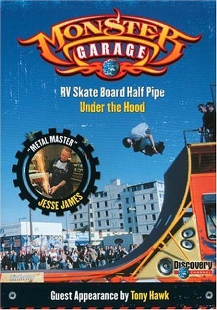 Monster Garage - RV Skate Board The Happy Book Stack