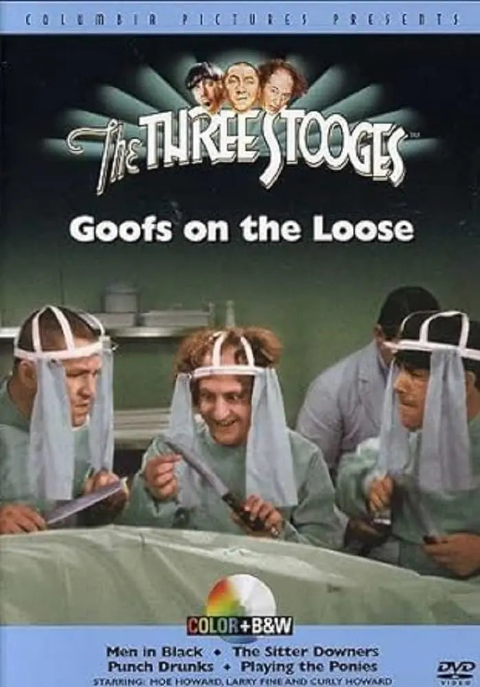 The Three Stooges - Goofs on the Loose (Colorized / Black & White) The Happy Book Stack