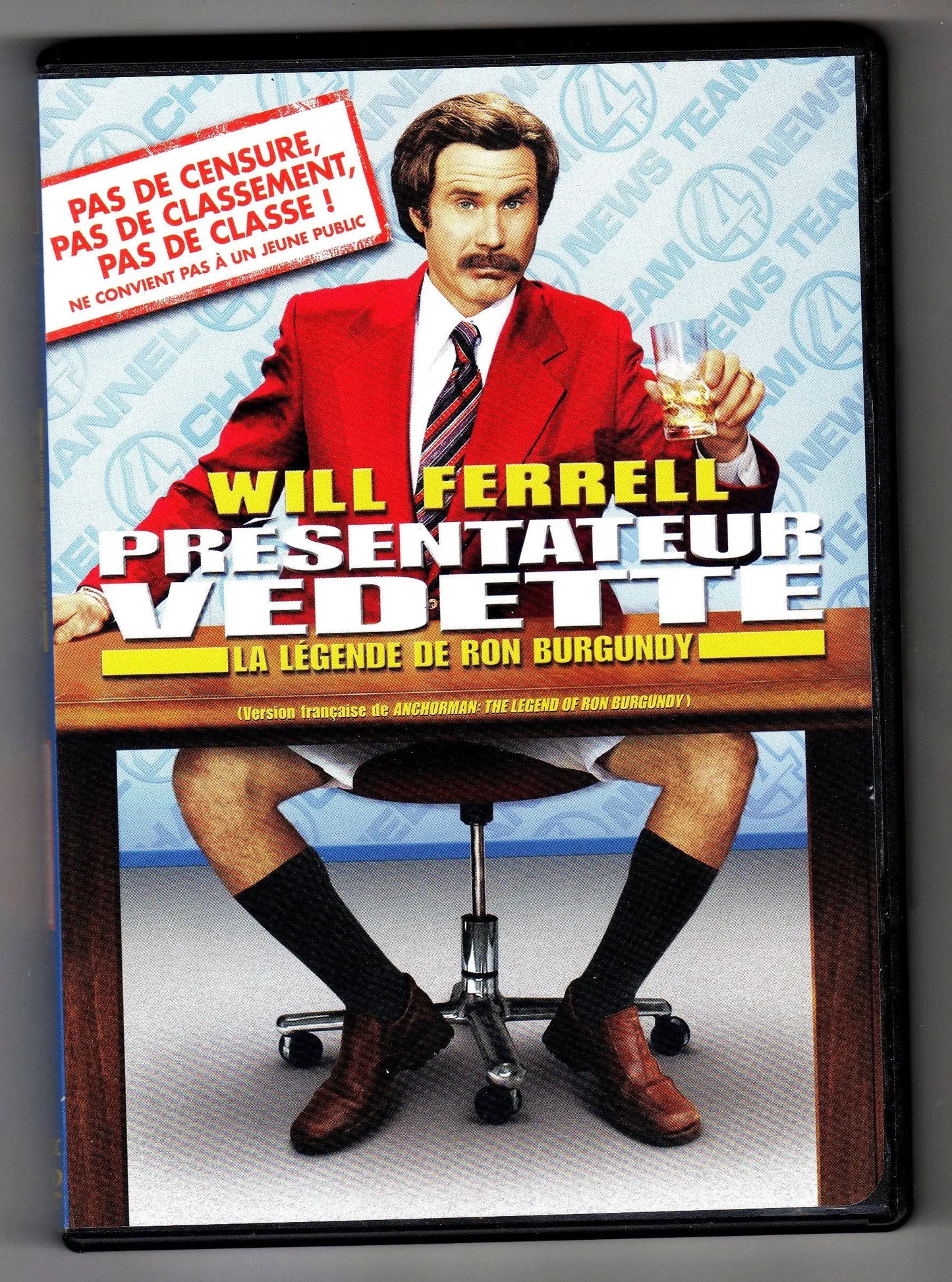 Anchorman - The Legend of Ron Burgundy (Unrated Full Screen Edition) The Happy Book Stack