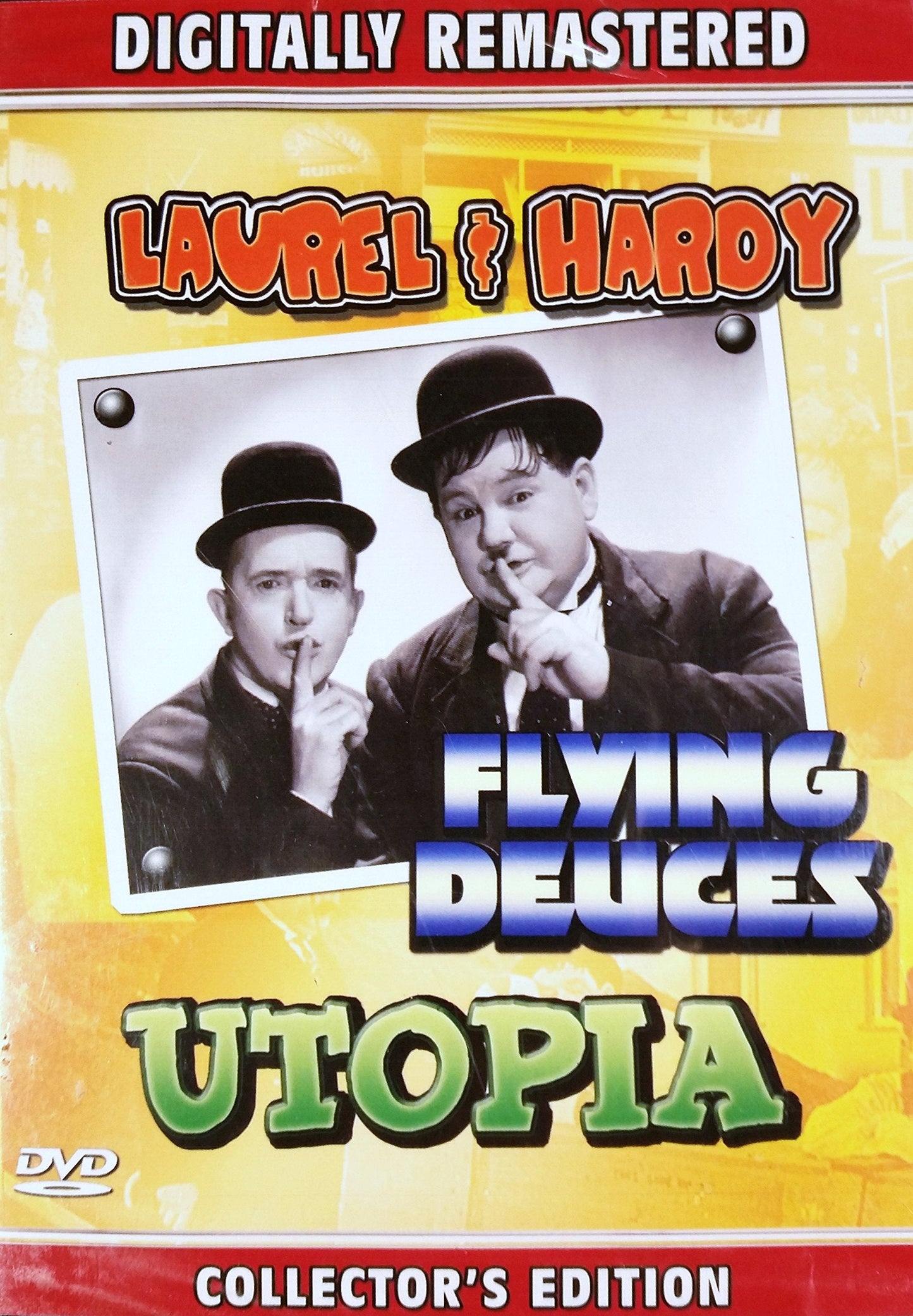 Laurel & Hardy: Flying Deuces + Utopia The Happy Book Stack