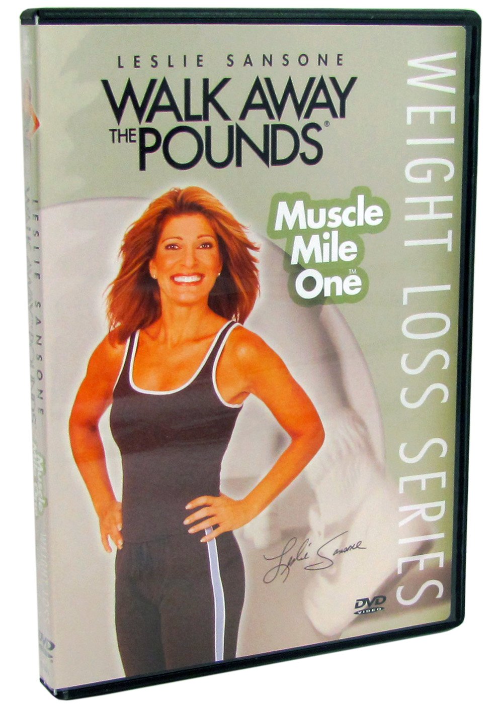 Gaiam Leslie DANSONE Walk Away POUNDS-Muscle M The Happy Book Stack