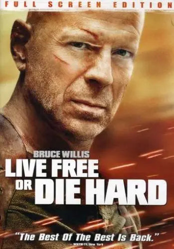 Live Free or Die Hard (Full Screen Edition) The Happy Book Stack