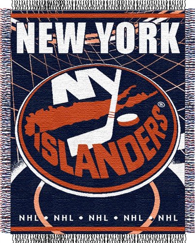 EveryBlanket.com NY Islanders Woven NHL Throw - 48" x 60" - 2324