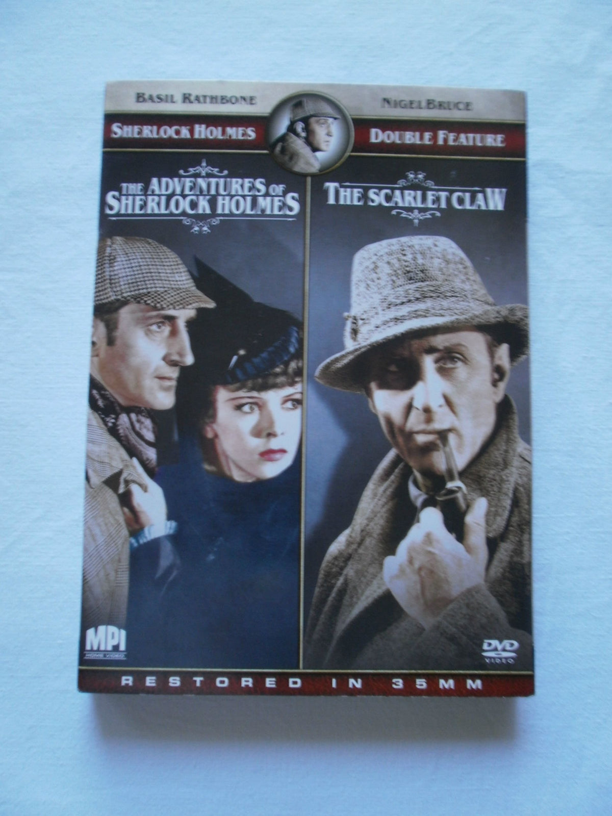Sherlock Holmes Double Feature: The Adventures of Sherlock Holmes/The Scarlet Claw The Happy Book Stack