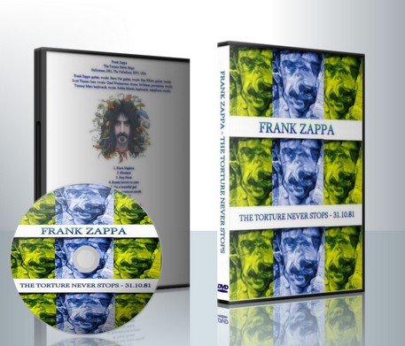 Frank Zappa The Torture Never Stops 10/31/81 DVD The Happy Book Stack