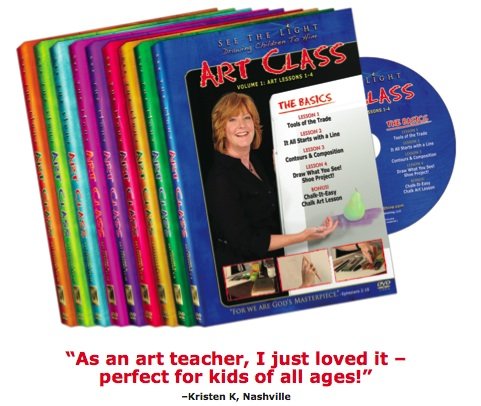 See The Light ART CLASS (Volumes 1-9; 36 lessons) - 4128