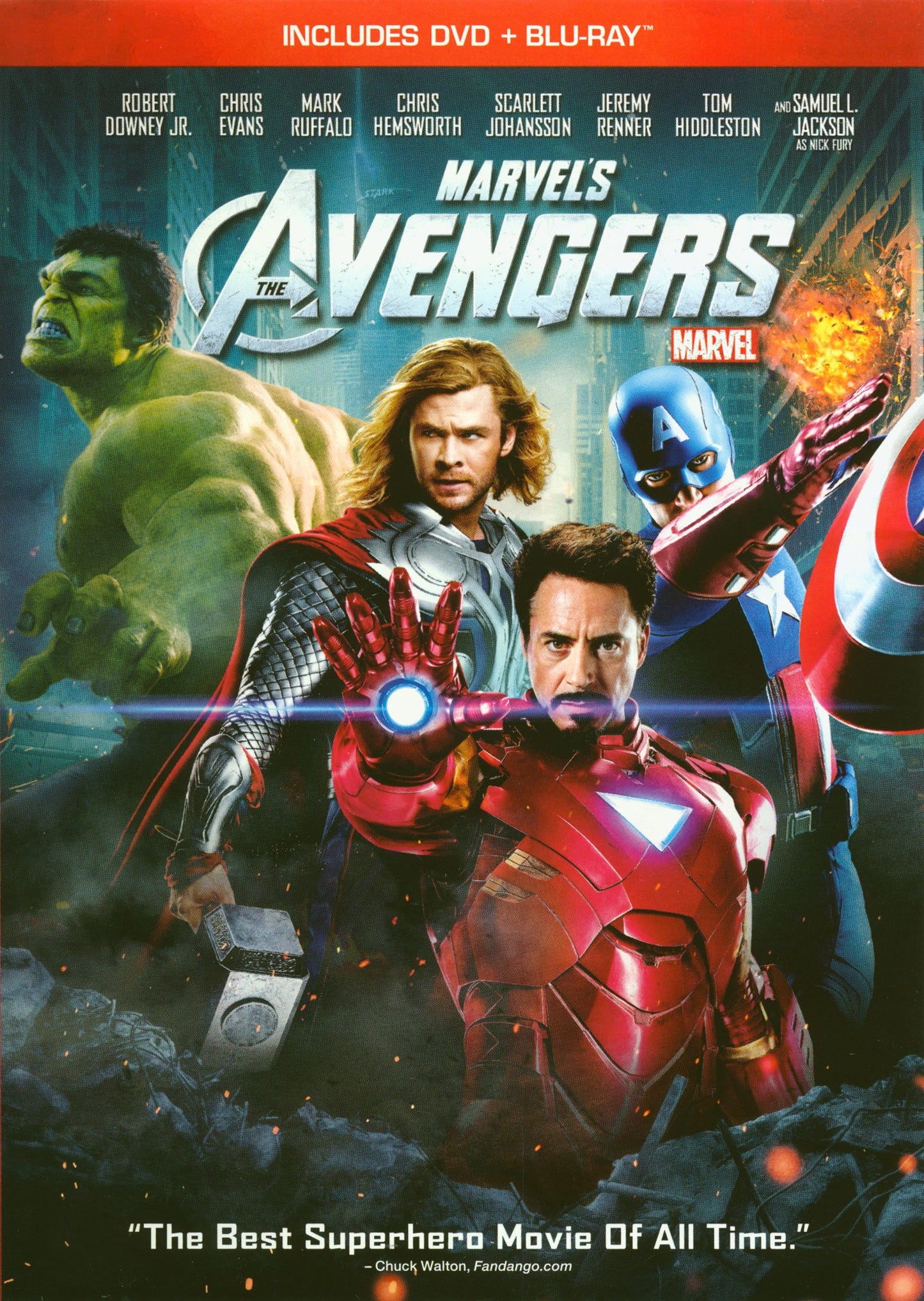 Marvel's The Avengers (Two-Disc Blu-ray/DVD Combo in DVD Packaging) - 4900