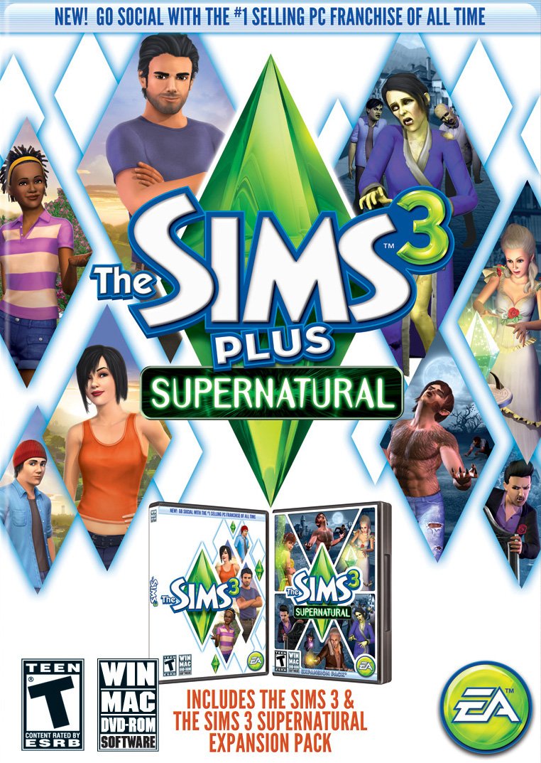 The Sims 3 Plus Supernatural The Happy Book Stack