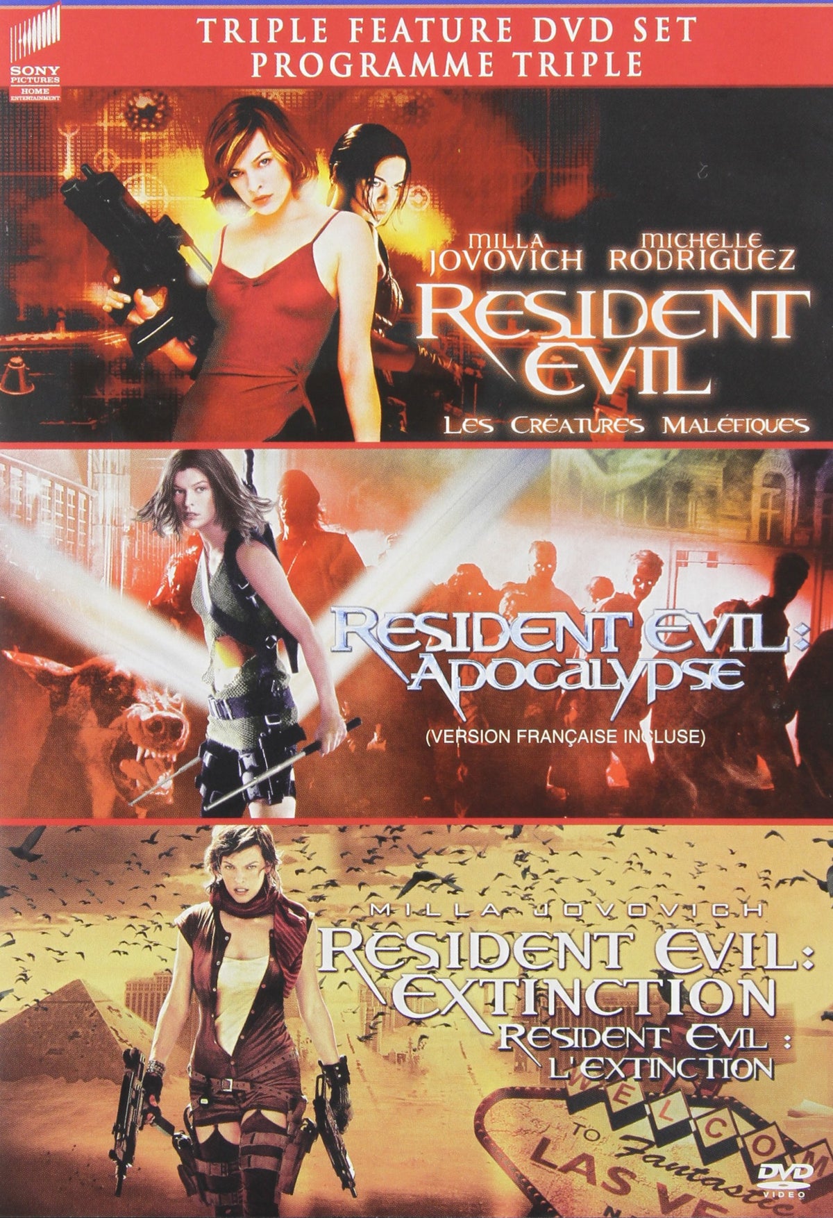 Resident Evil / Resident Evil: Apocalypse / Resident Evil: Extinction The Happy Book Stack
