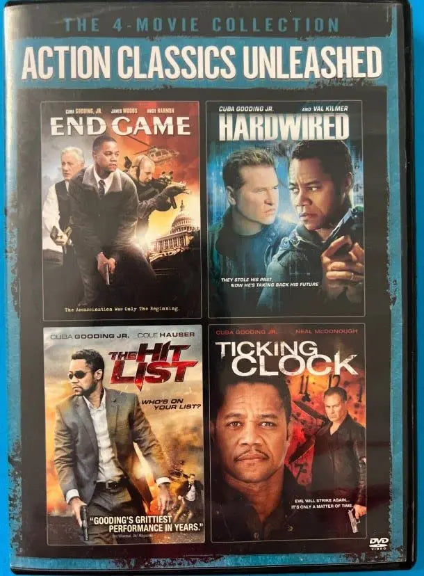 The 4-movie collection Action Classics Unleashed The Happy Book Stack