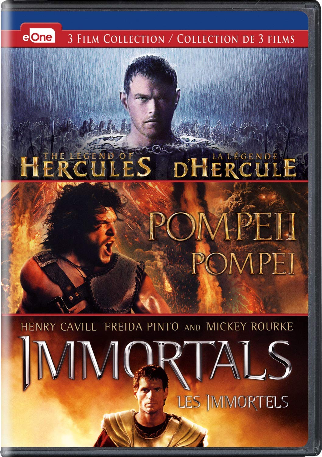 The Legend Of Hercules / Pompeii / Immortals (3-Films Collection) The Happy Book Stack