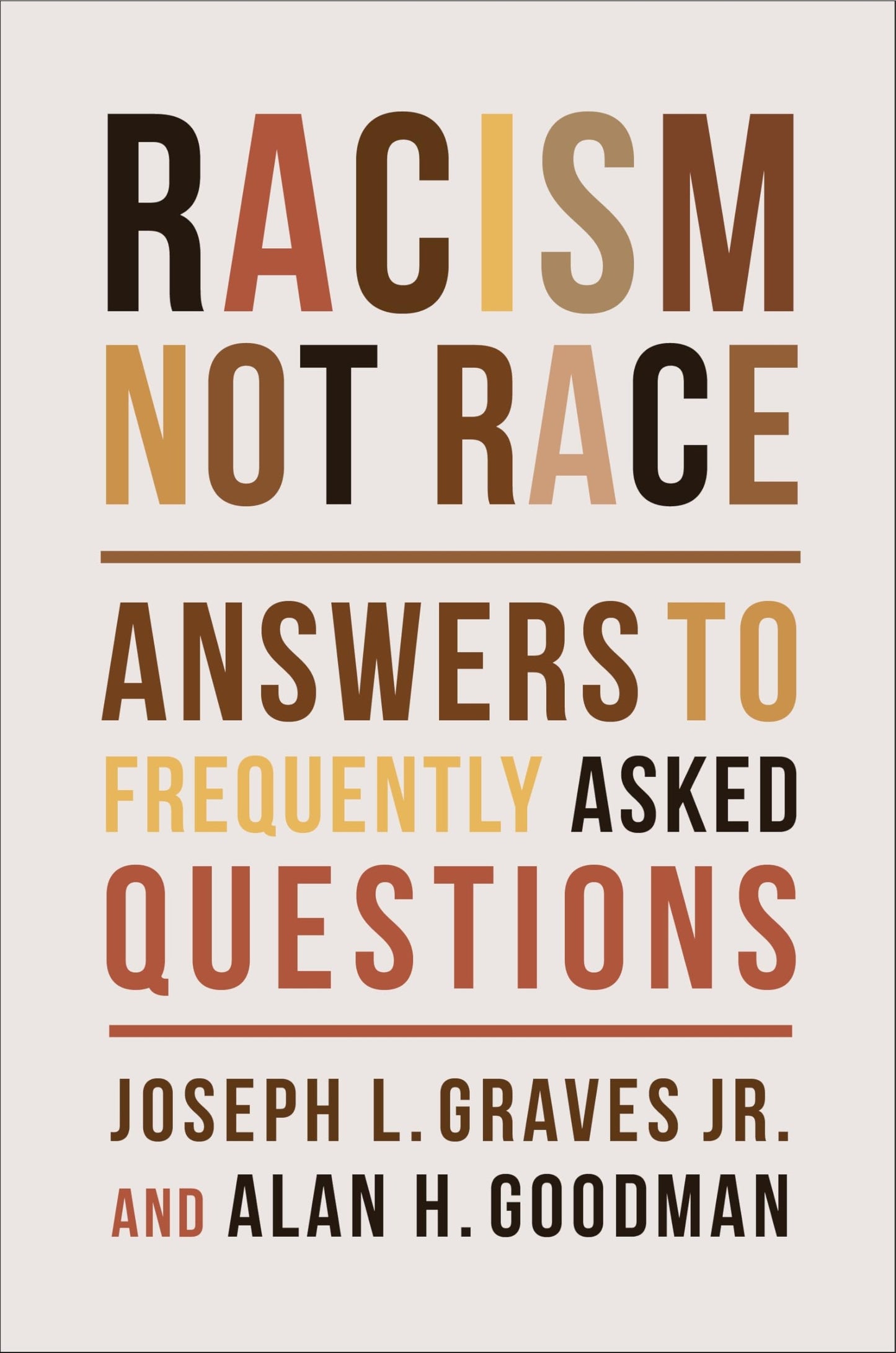 Racism, Not Race: Answers to Frequently Asked Questions The Happy Book Stack