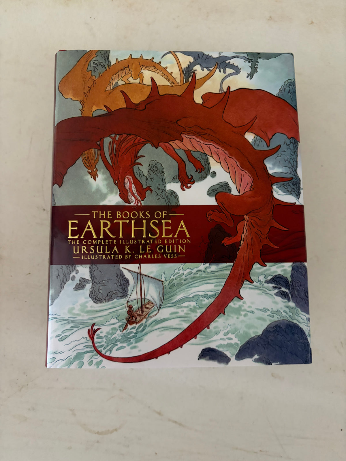 The Books of Earthsea: The Complete Illustrated Edition by Ursula K. Le Guin, Illustrated by Charles Vess – Hardcover Saga Press
