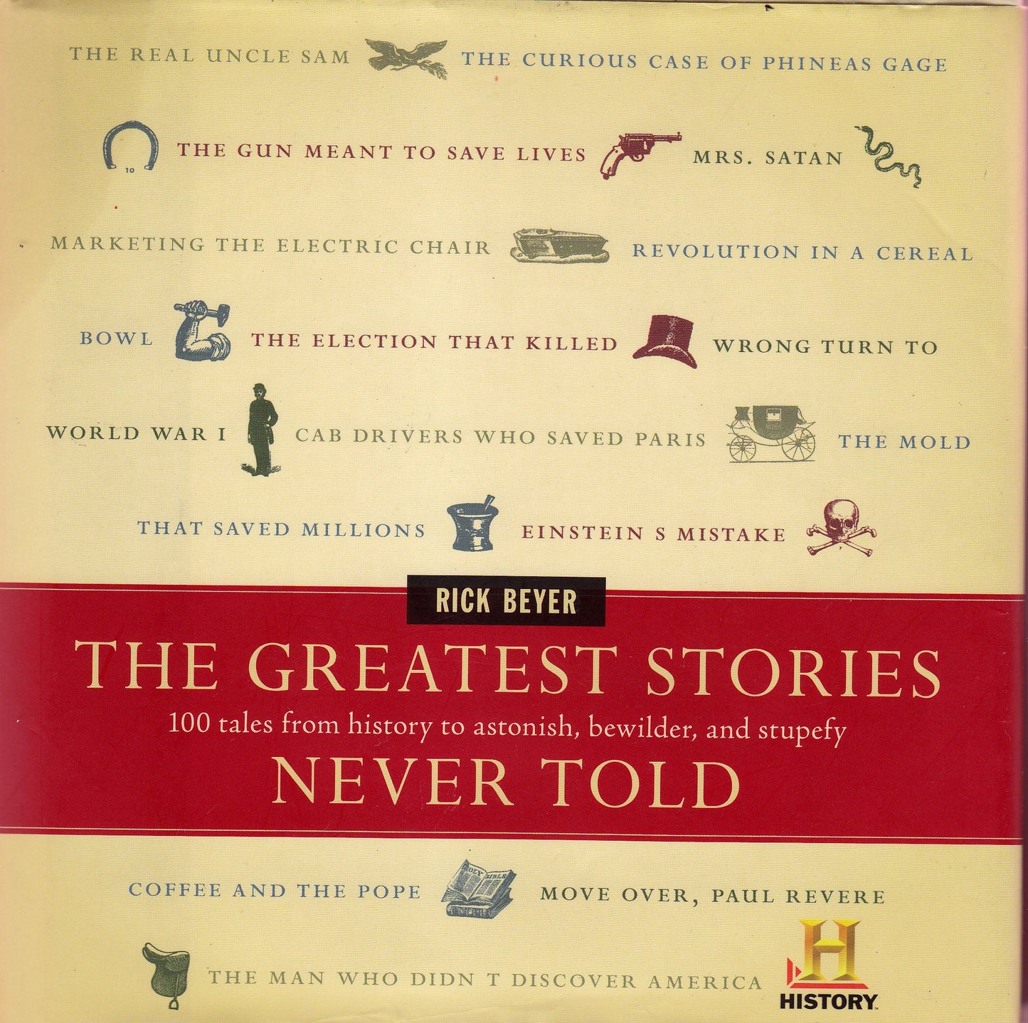 The Greatest Stories Never Told: 100 Tales from History to Astonish, Bewilder, and Stupefy – Startling and Unexpected Illustrated Moments Presented by The History Channel The Happy Book Stack