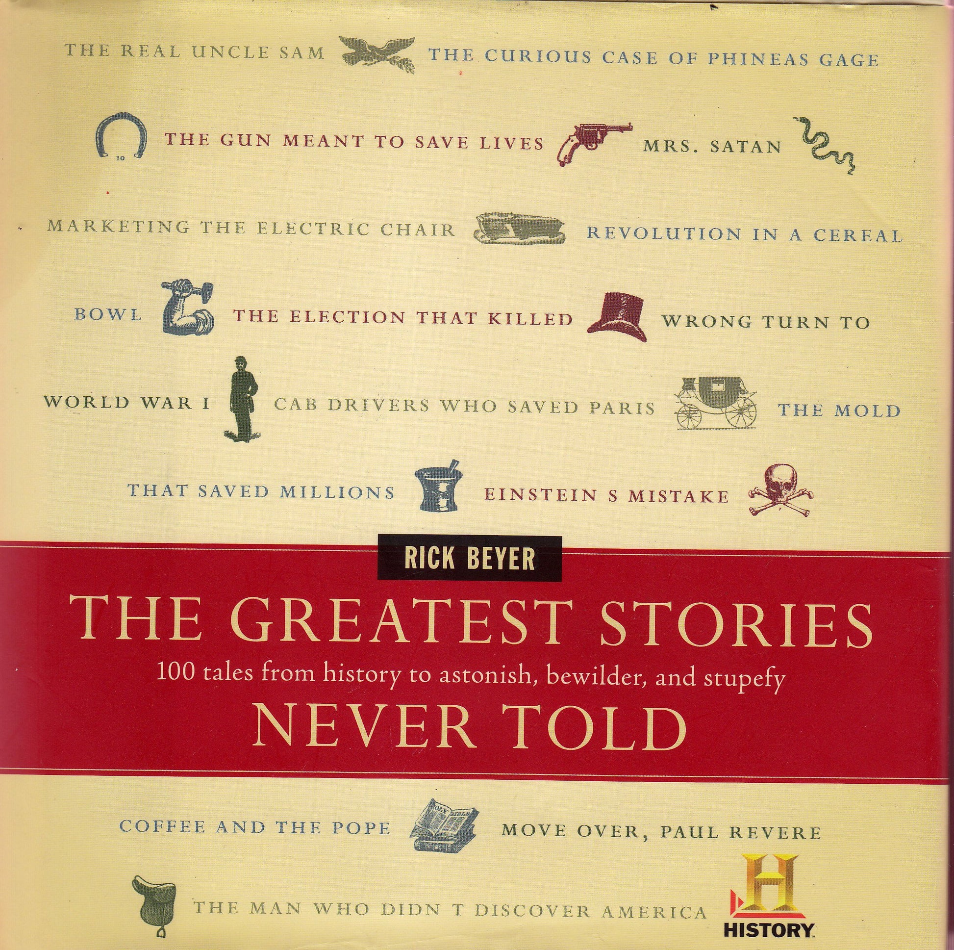 The Greatest Stories Never Told: 100 Tales from History to Astonish, Bewilder, and Stupefy – Startling and Unexpected Illustrated Moments Presented by The History Channel The Happy Book Stack