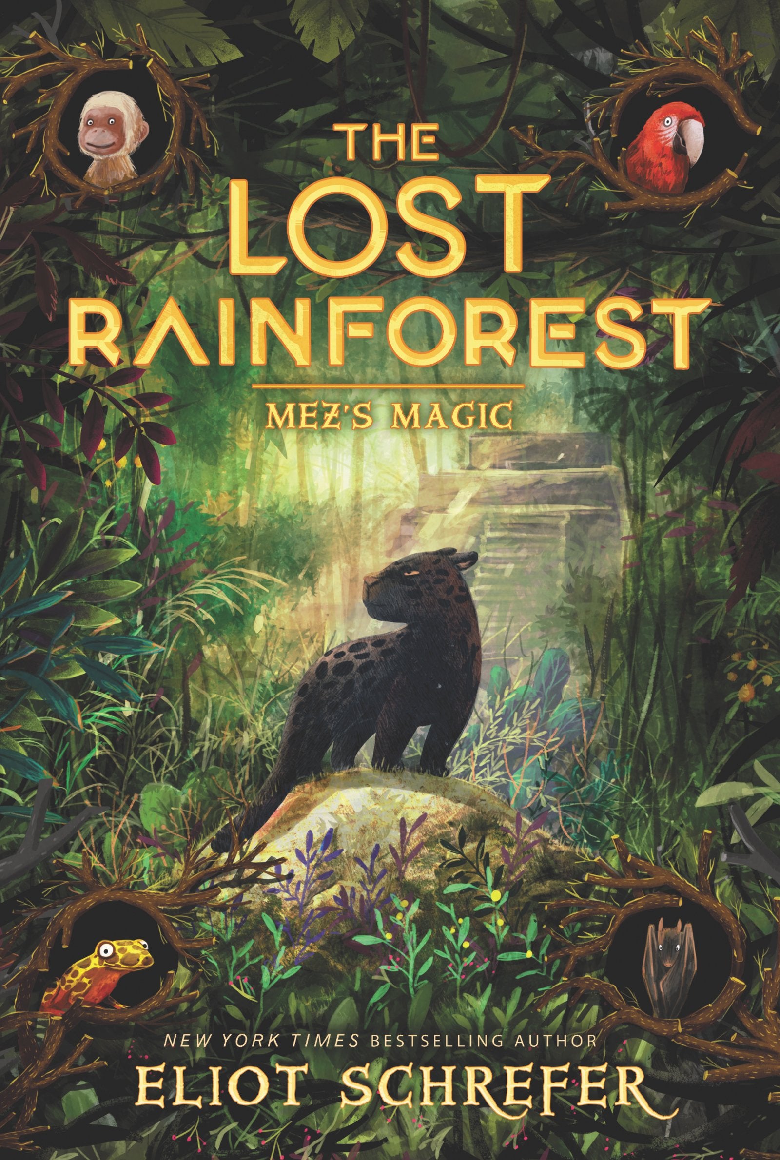 The Lost Rainforest #1: Mez's Magic: A Middle Grade Adventure About a Panther and Friends Protecting Their Home for Kids (Ages 8-12) The Happy Book Stack
