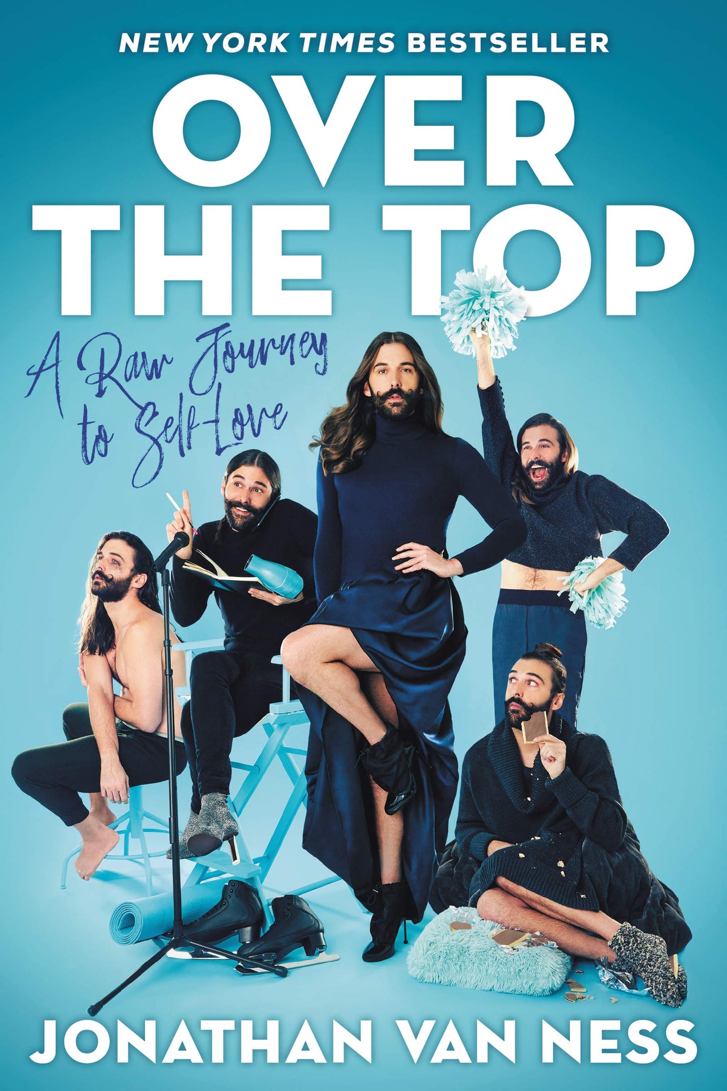 Over the Top: A Raw Journey to Self-Love – The New York Times Bestselling Raw Memoir of Self-Love from a Star of Queer Eye on Netflix The Happy Book Stack