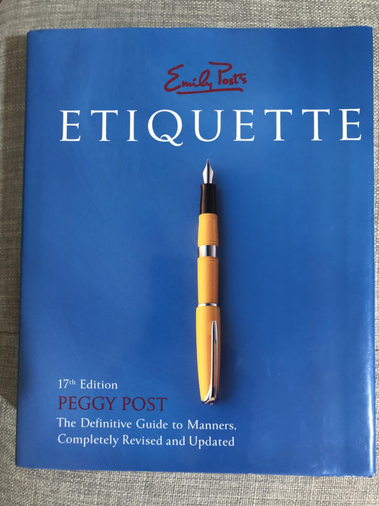 Emily Post's Etiquette, 17th Edition (Thumb Indexed) The Happy Book Stack