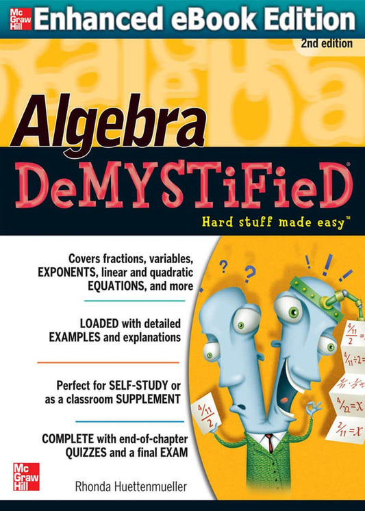 Algebra DeMYSTiFieD, Second Edition The Happy Book Stack