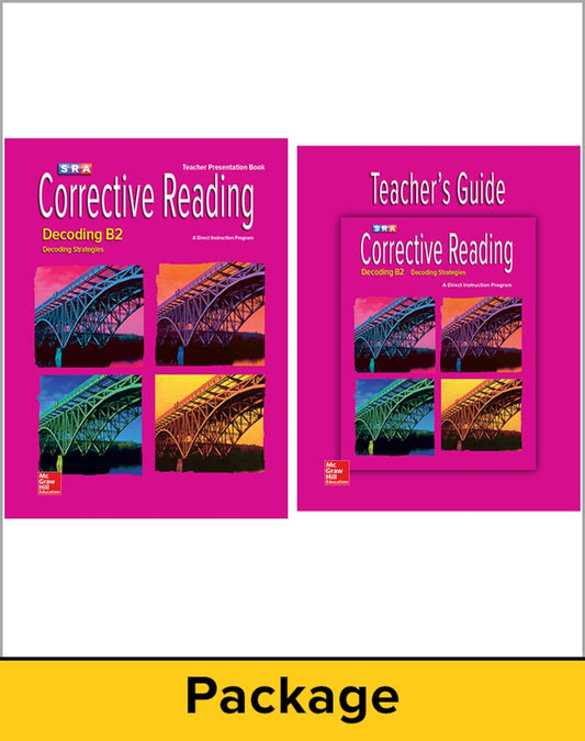 Corrective Reading Decoding Level B2, Teacher Materials Package (CORRECTIVE READING DECODING SERIES) - 1448