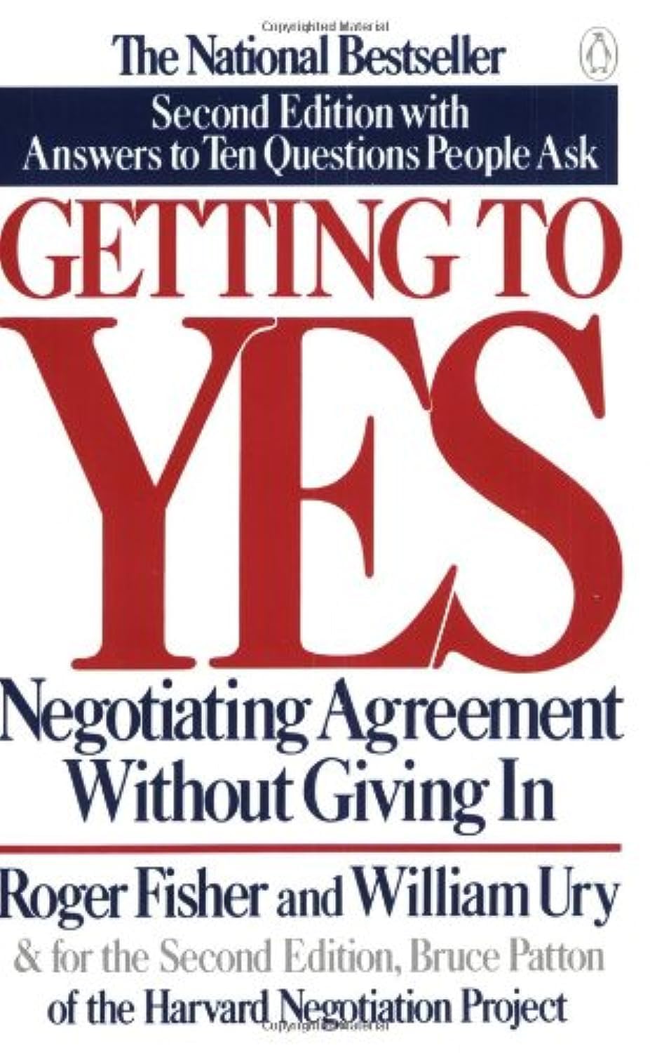 Getting to Yes: Negotiating Agreement Without Giving In The Happy Book Stack