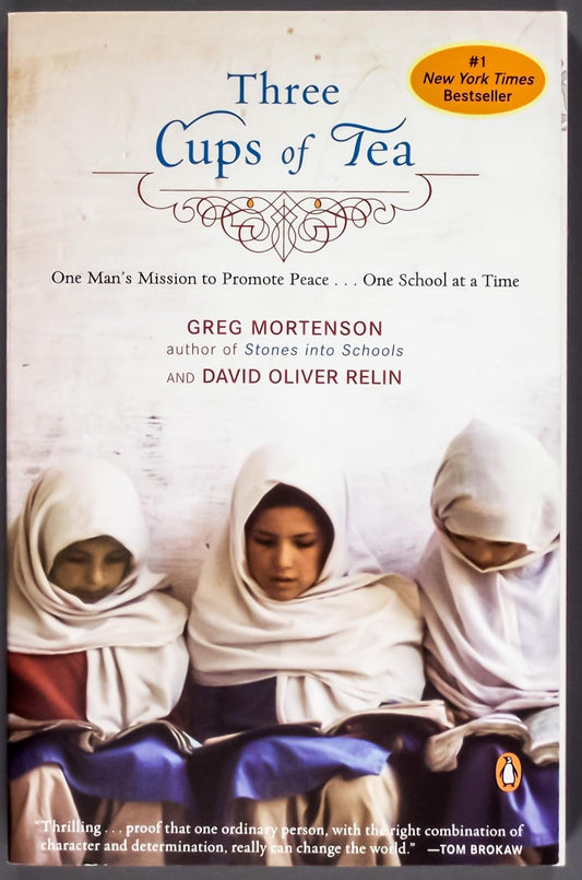 Three Cups of Tea The Happy Book Stack