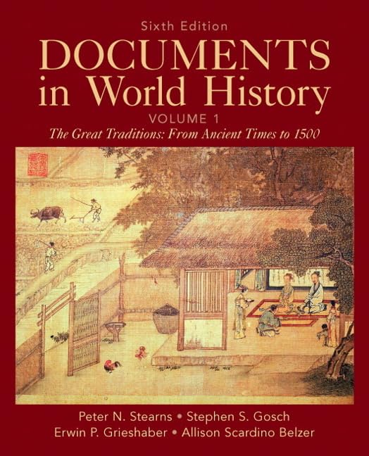 Documents in World History, Volume 1 The Happy Book Stack