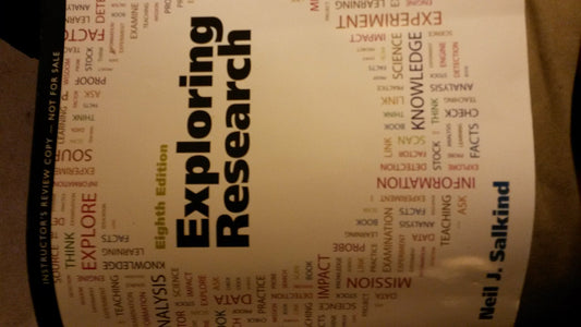 Exploring Research (8th Edition) [Paperback] Instructor's Edition - 4203