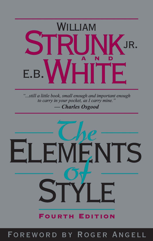 The Elements of Style, Fourth Edition - 1045