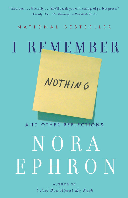 I Remember Nothing: And Other Reflections The Happy Book Stack