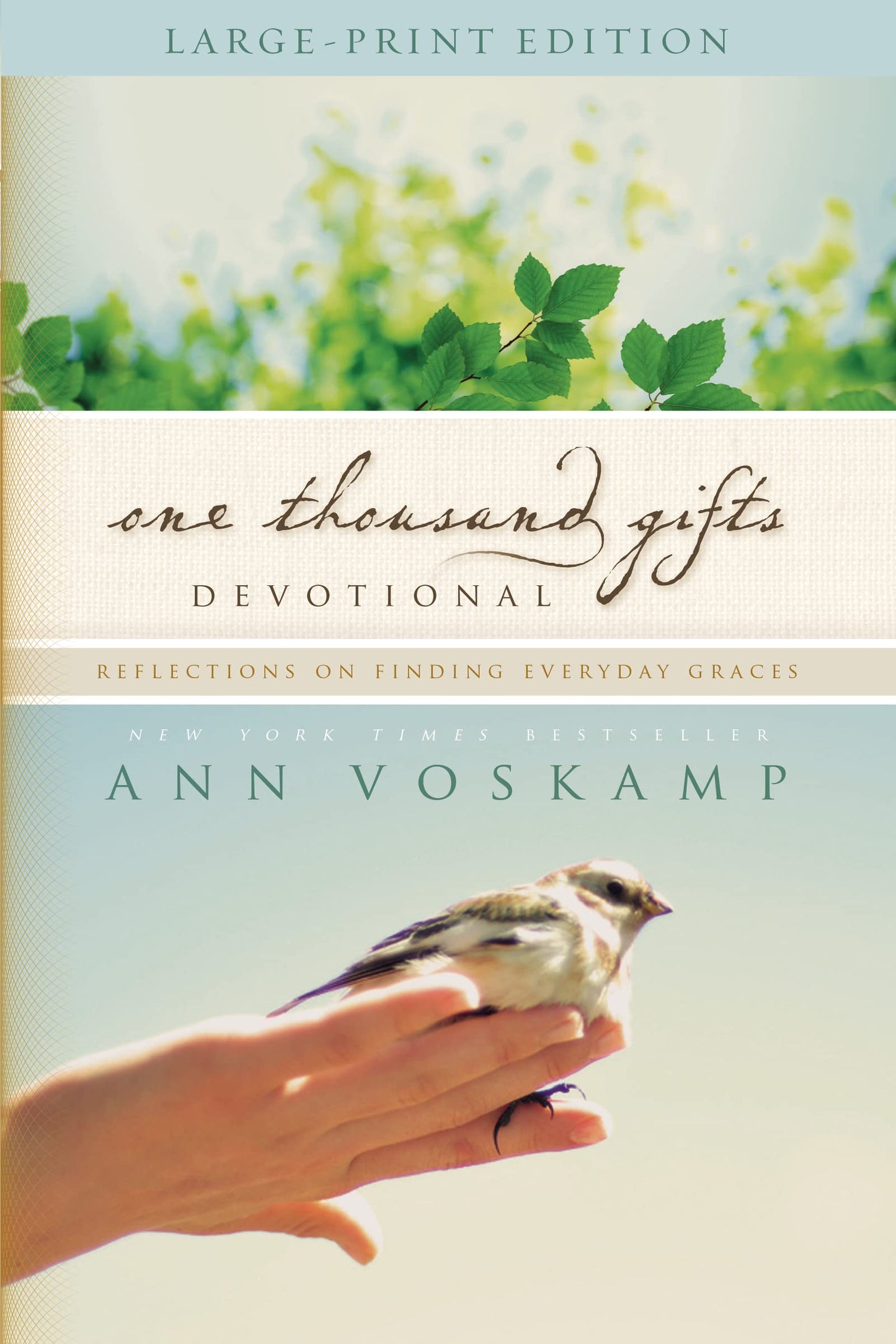 One Thousand Gifts Devotional Large Print: Reflections on Finding Everyday Graces The Happy Book Stack