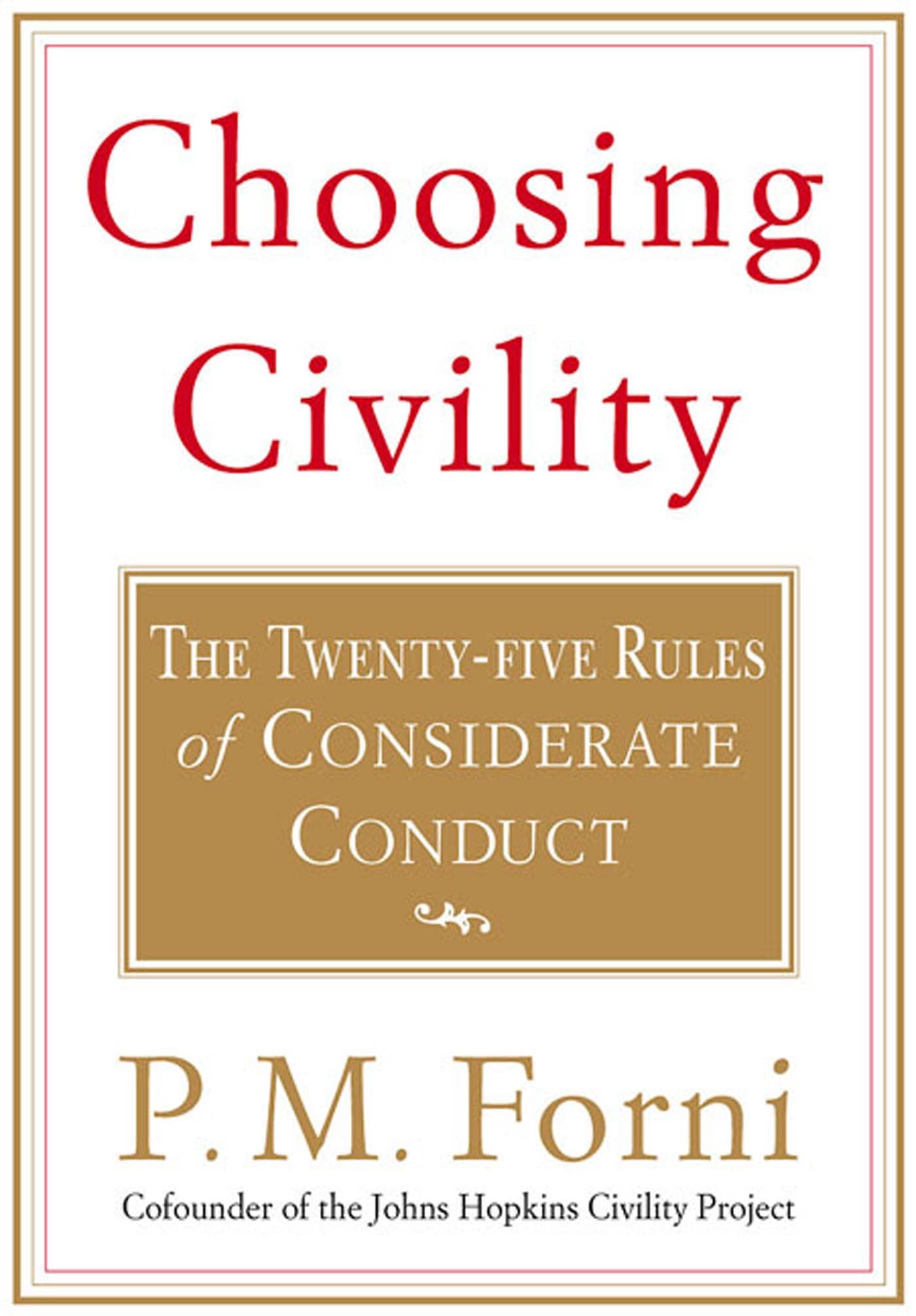 Choosing Civility The Happy Book Stack
