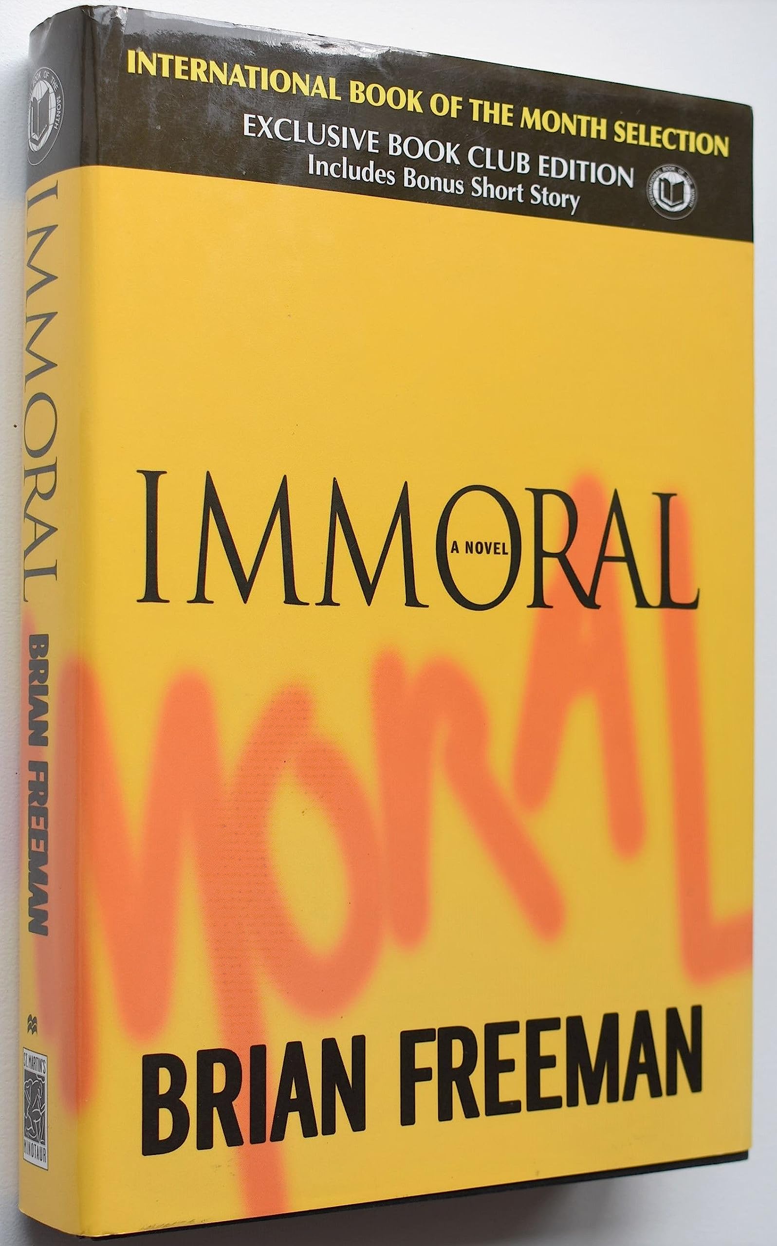 Immoral (Jonathan Stride) The Happy Book Stack