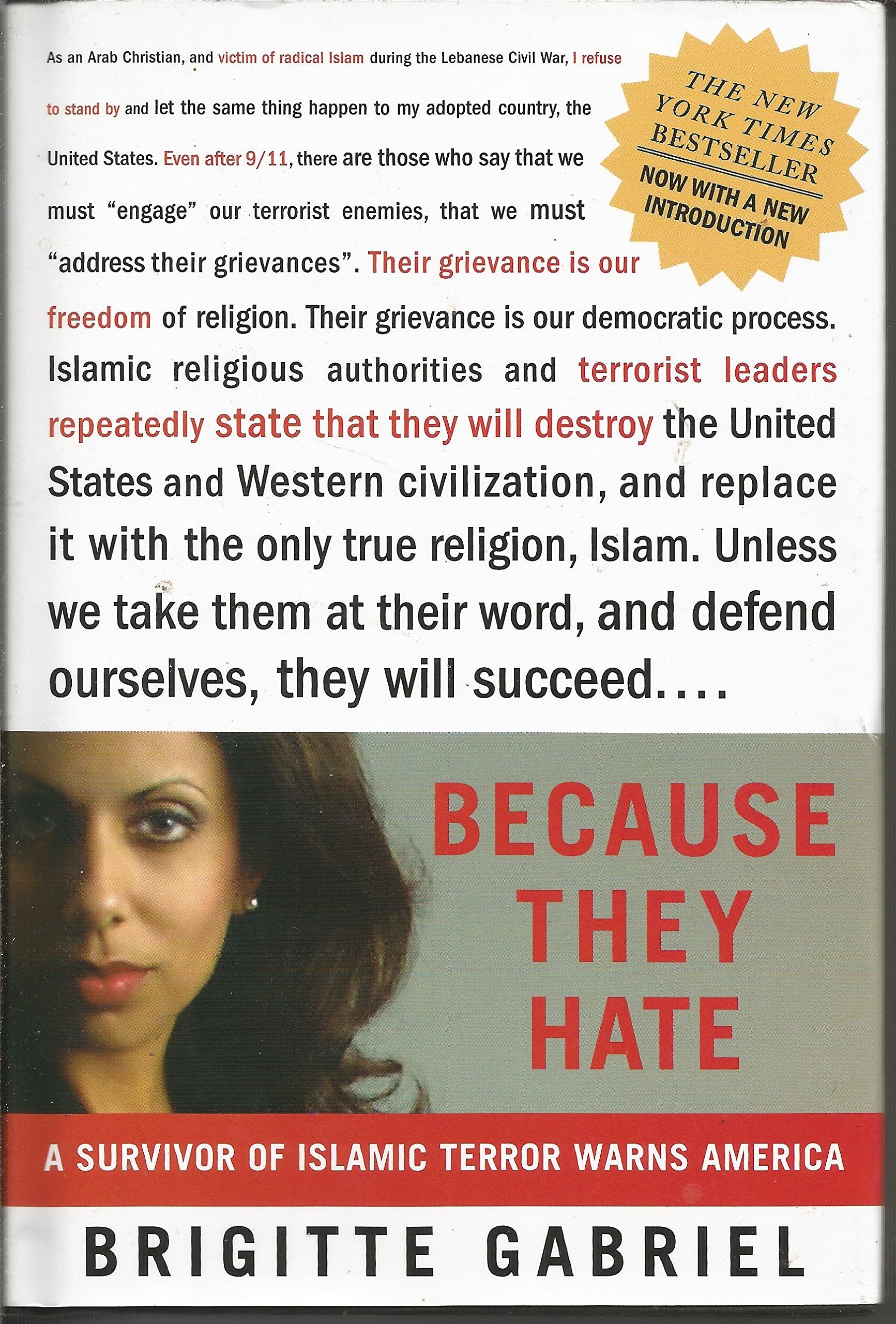 Because They Hate: A Survivor of Islamic Terror Warns America The Happy Book Stack