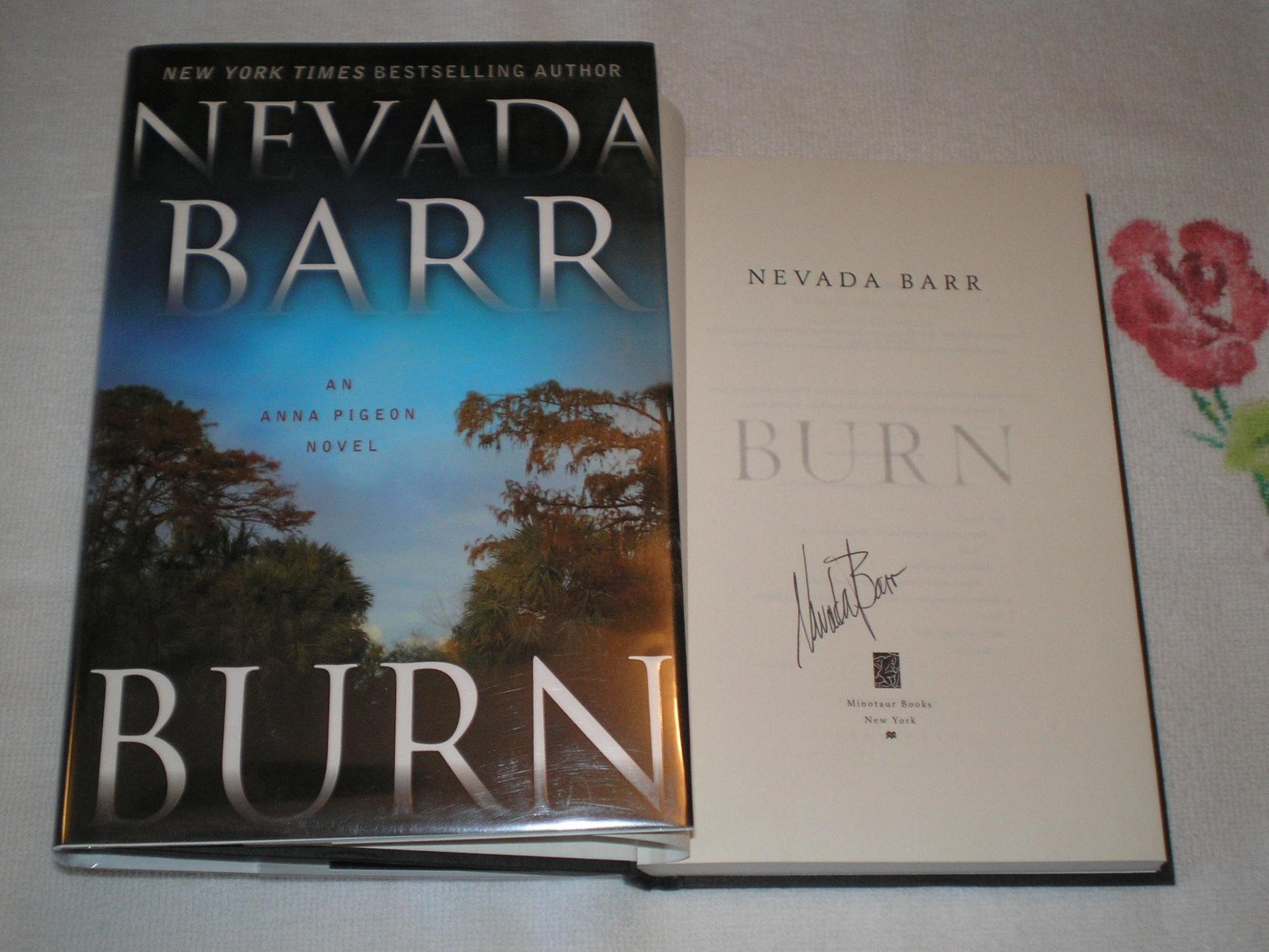 Burn: An Anna Pigeon Novel (Anna Pigeon Mysteries) The Happy Book Stack