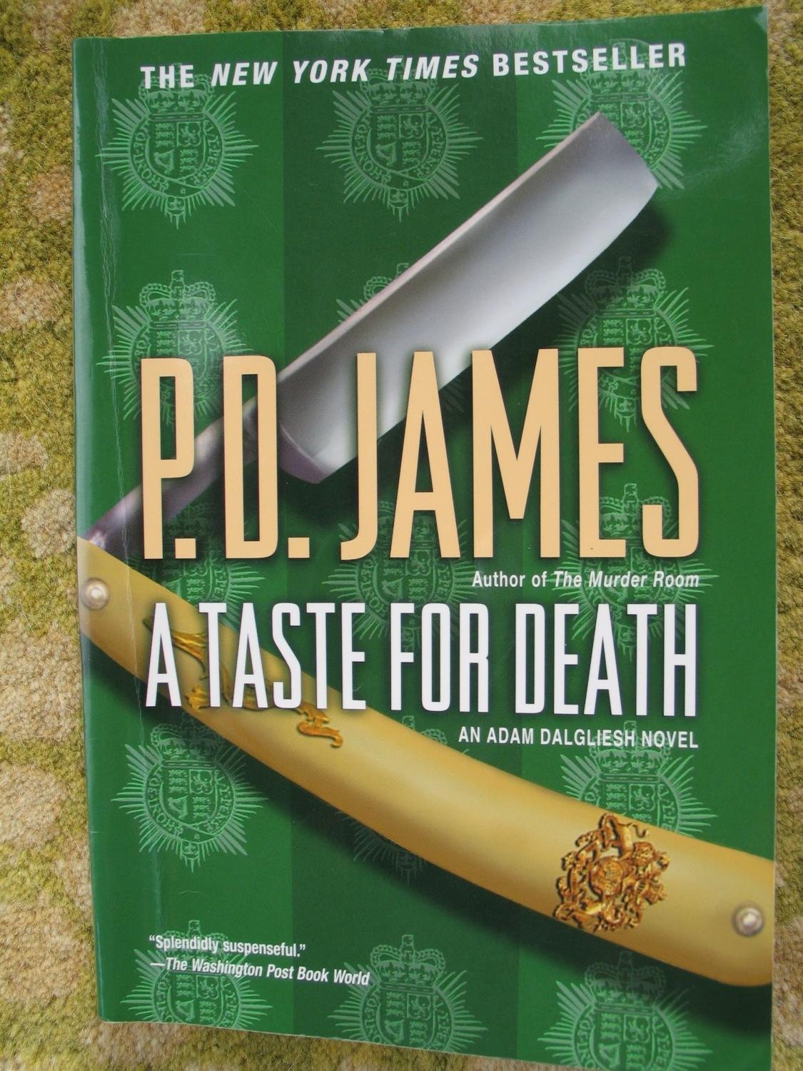 A Taste for Death (Adam Dalgliesh Mysteries, No. 7) The Happy Book Stack