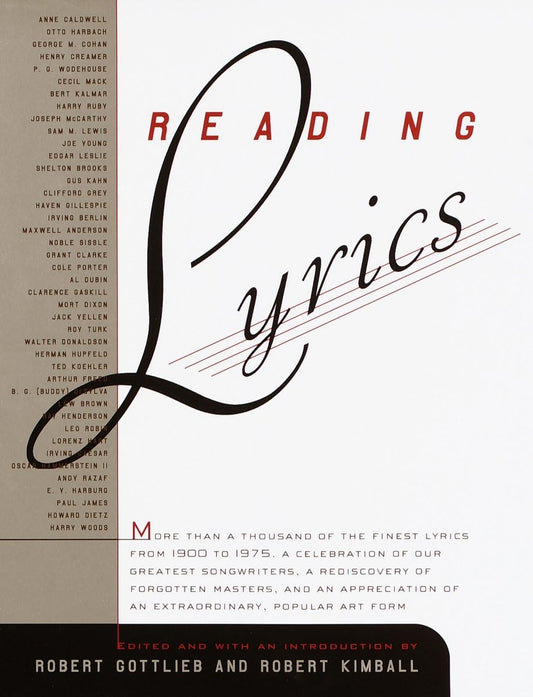 Reading Lyrics The Happy Book Stack