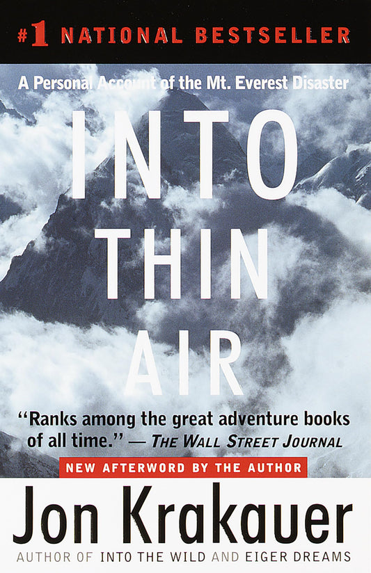 Into Thin Air: A Personal Account of the Mt. Everest Disaster - 3712