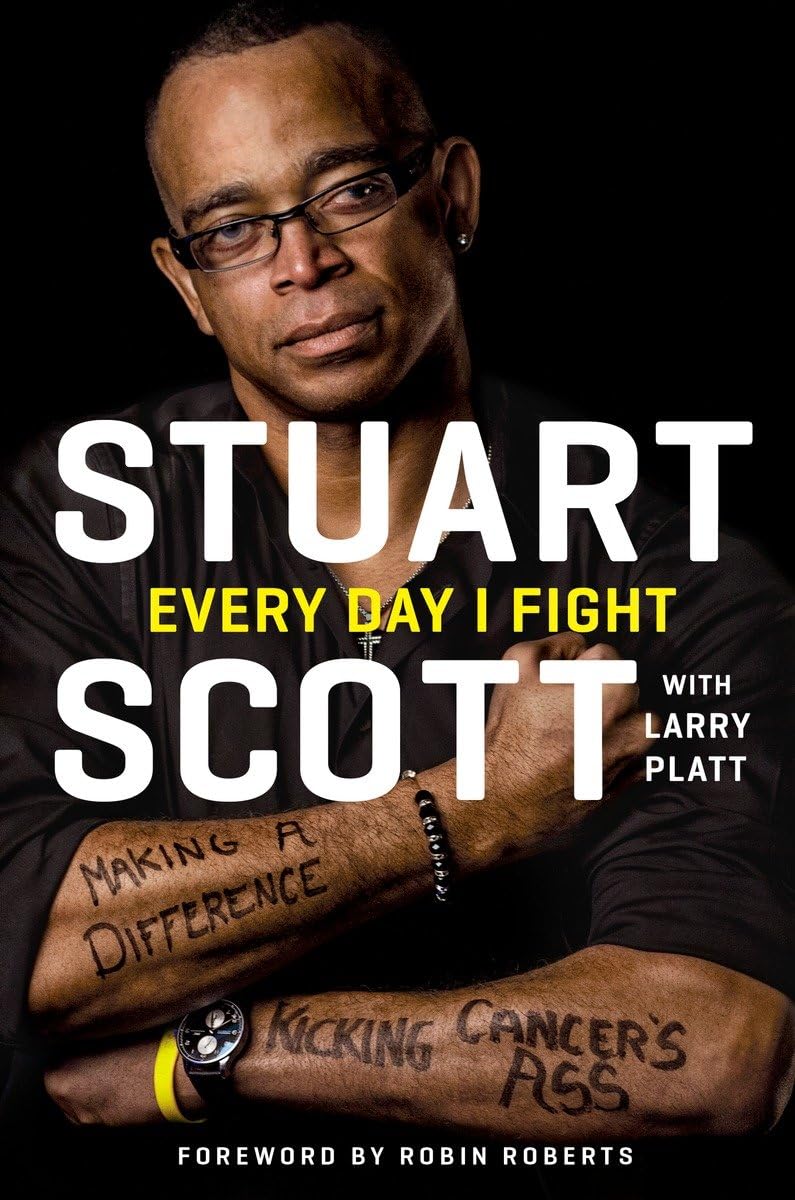 Every Day I Fight The Happy Book Stack
