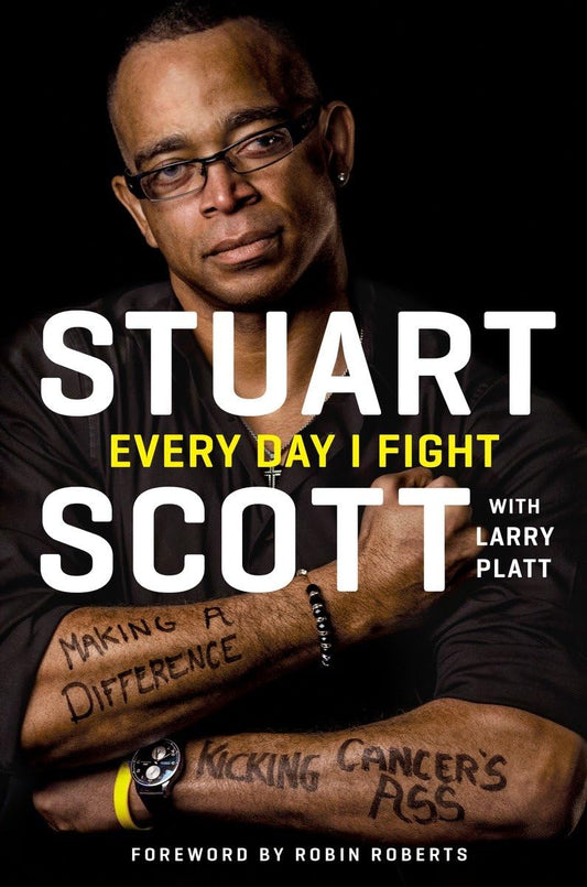 Every Day I Fight The Happy Book Stack