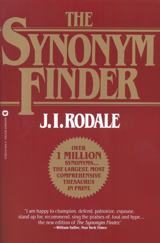 The Synonym Finder The Happy Book Stack