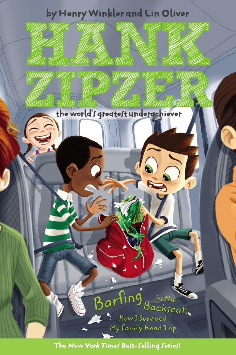 Barfing in the Backseat #12: How I Survived My Family Road Trip (Hank Zipzer) The Happy Book Stack