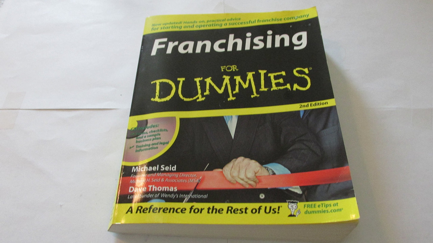 Franchising for Dummies The Happy Book Stack